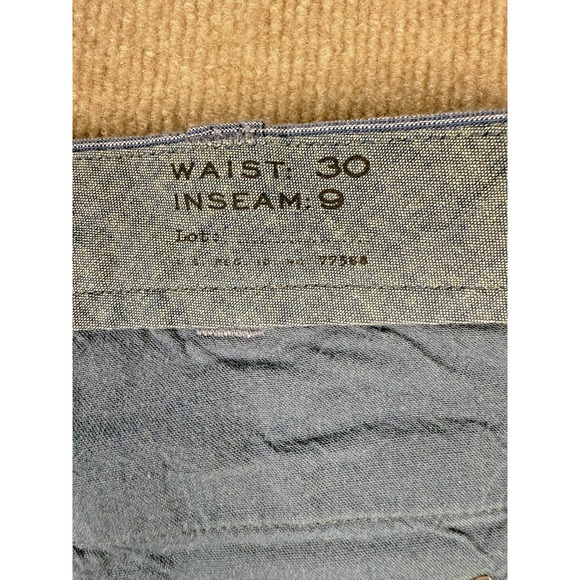 J Crew Stanton Shorts‎ Mens 30 Blue Linen Blend Baird McNutt Irish Summer Casual - Picture 6 of 11